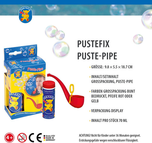 Pustefix bubble pipe - bubble,