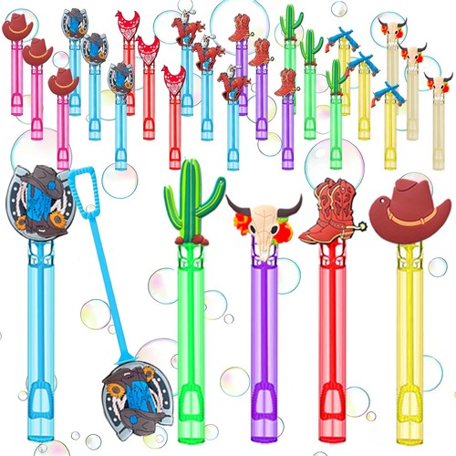 Pcs western cowboy bubble - 24,
